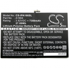 Apple iPad A1664 Pro 9.7 / iPad A1673 Pro 9.7 / iPad A1675 Pro 9.7 / iPad A1674 Pro 9.7 batteria / accumulatore (7306mAh)