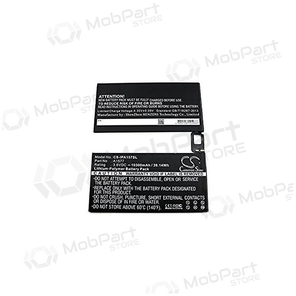 Apple iPad A1577 Pro 12.9 / iPad A1584 Pro 12.9 / A1652 iPad Pro 12.9 batteria / accumulatore (10307mAh) Apple iPad A1577 Pro 12.9 / iPad A1584 Pro 12.9 / A1652 iPad Pro 12.9 batteria / accumulatore (10307mAh)