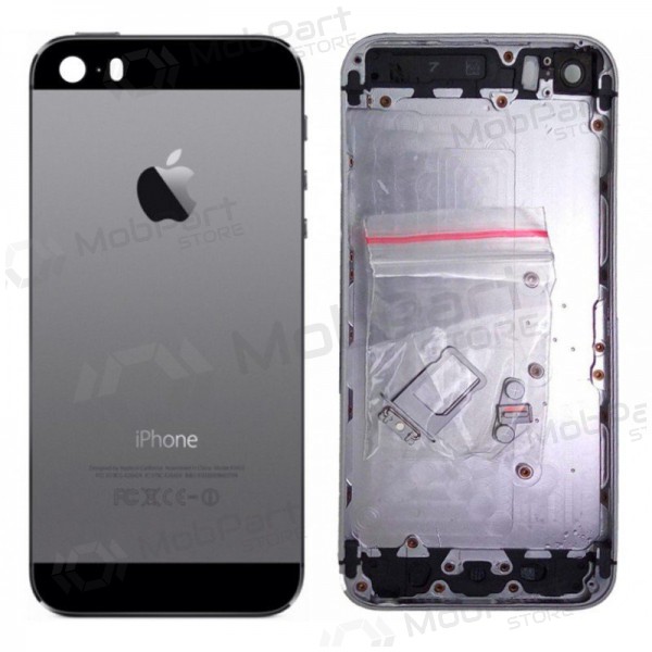 Apple iPhone 5S coperchio batteria posteriore grigio (space grey) (usato grade B, originale) Apple iPhone 5S coperchio batteria posteriore grigio (space grey) (usato grade B, originale)