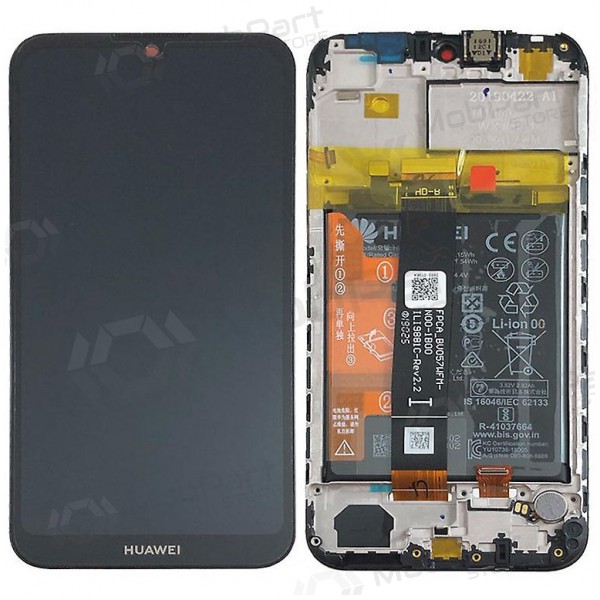 Huawei Y5 2019 schermo / display (nero) (con una cornice e batteria) (service pack) (originale) Huawei Y5 2019 schermo / display (nero) (con una cornice e batteria) (service pack) (originale)