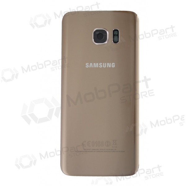 Samsung G935F Galaxy S7 Edge coperchio batteria posteriore (d'oro) (usato grade B Platinum, originale)