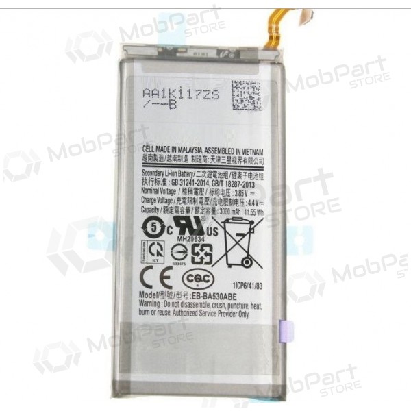 Samsung Galaxy A8 (2018) batteria, akumuliatorius (EB-BA530ABE) Samsung Galaxy A8 (2018) batteria, akumuliatorius (EB-BA530ABE)