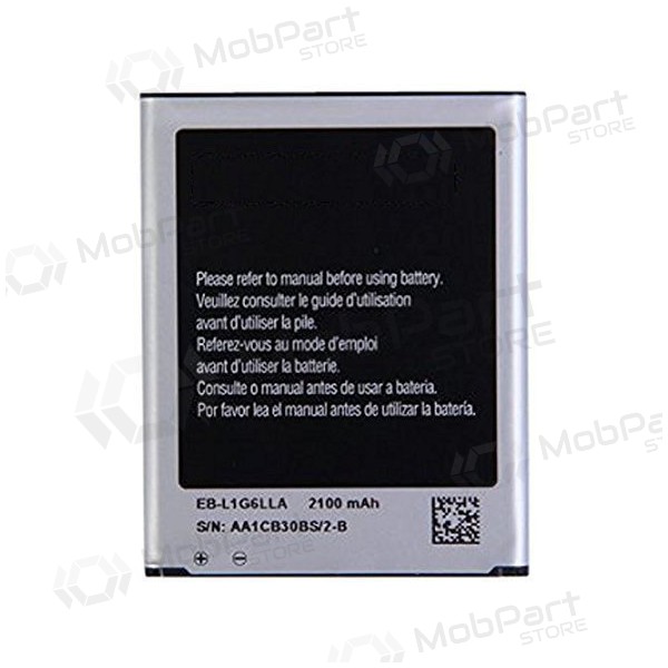 Samsung i9300 Galaxy S3 / i9301 Galaxy S3 Neo (EB-L1G6LLU) batteria / accumulatore (2100mAh) Samsung i9300 Galaxy S3 / i9301 Galaxy S3 Neo (EB-L1G6LLU) batteria / accumulatore (2100mAh)
