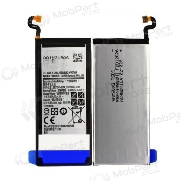 Samsung G930F Galaxy S7 (EB-BG930ABE) batteria / accumulatore (3000mAh) Samsung G930F Galaxy S7 (EB-BG930ABE) batteria / accumulatore (3000mAh)