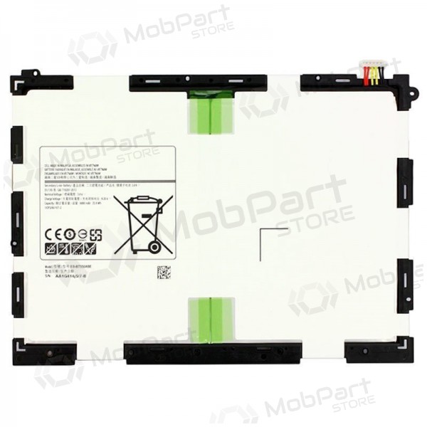 Samsung T550 Galaxy Tab A 9.7 / T555 Galaxy Tab A 9.7 LTE (EB-BT550ABE) batteria / accumulatore (6000mAh) Samsung T550 Galaxy Tab A 9.7 / T555 Galaxy Tab A 9.7 LTE (EB-BT550ABE) batteria / accumulatore (6000mAh)