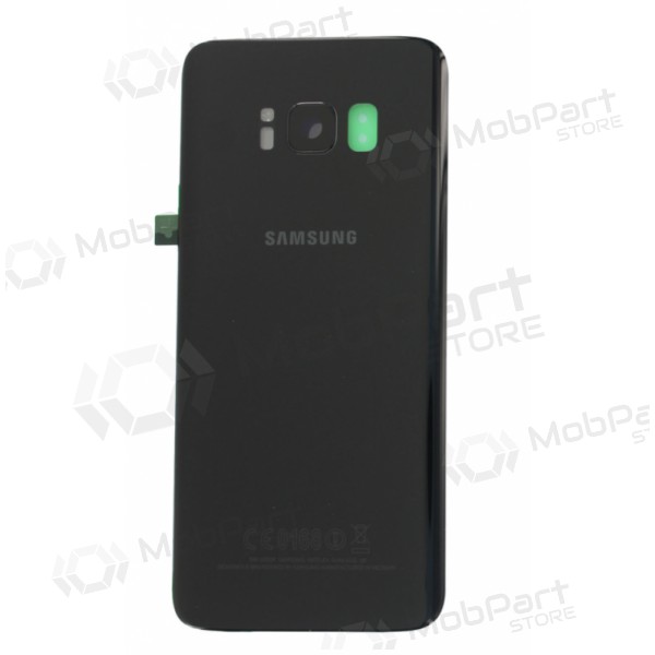 Samsung G950F Galaxy S8 coperchio batteria posteriore nero (Midnight black) (usato grade C, originale) Samsung G950F Galaxy S8 coperchio batteria posteriore nero (Midnight black) (usato grade C, originale)