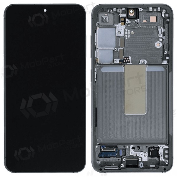 Samsung Galaxy S23 schermo / display (verde) (con una cornice) (originale)