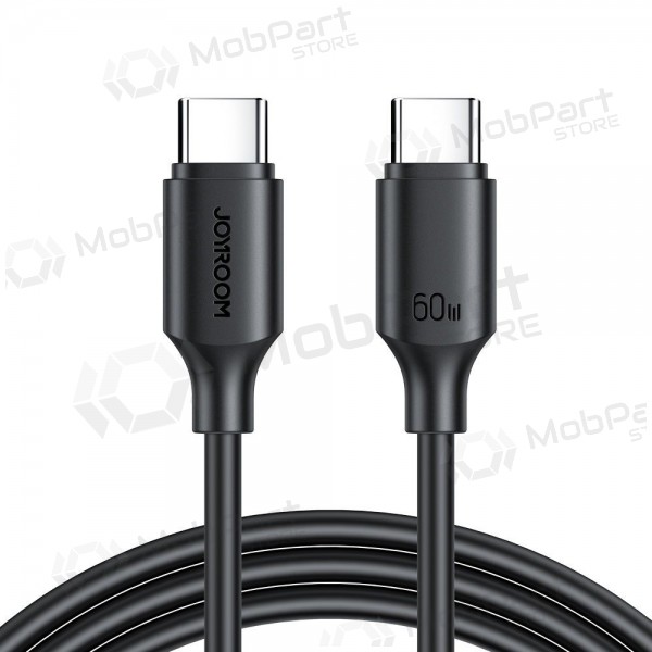 USB cavo Joyroom S-CC060A9 Type-C to Type-C 60W 1.0m nero