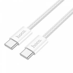 USB cavo Hoco X104 60W USB-C to USB-C 2.0m bianca