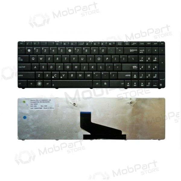 ASUS: K53U, K53B, K53T, K53, K53E tastiera ASUS: K53U, K53B, K53T, K53, K53E tastiera