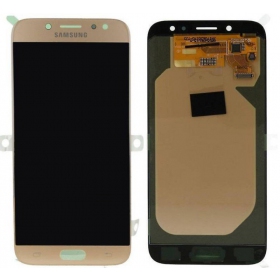 Samsung J730F Galaxy J7 (2017) schermo / display (d'oro) (service pack) (originale)
