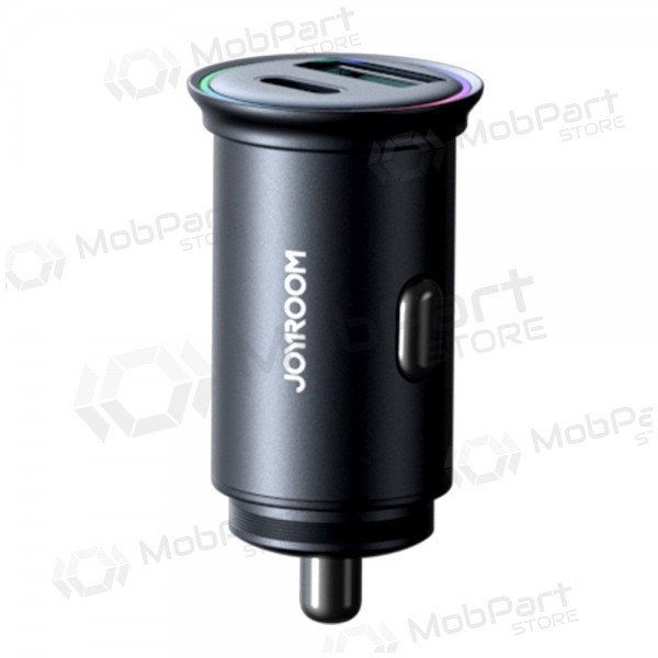 Caricatore automobilinis Joyroom JR-CCN04 USB-C/USB-A 60W nero