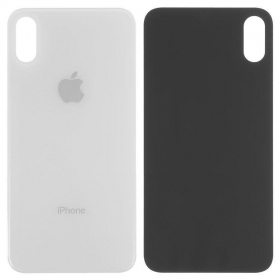 Apple iPhone XS coperchio batteria posteriore (d'argento) (bigger hole for camera)