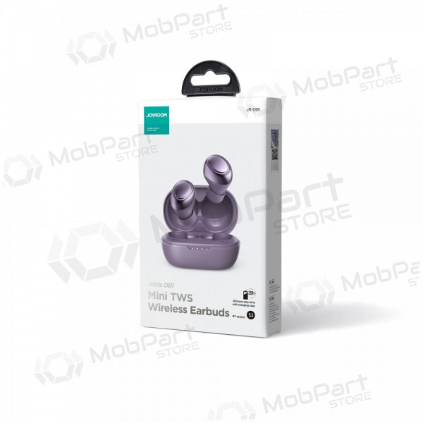 senza filis ausinės Joyroom TWS JR-DB1 violetinės