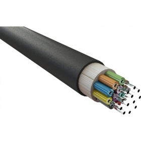 Cavo ottico EXCEL 200-157 12 fibre multimodale OM3 50/125 LSZH CPR Cca resistente ai raggi UV 1000 N