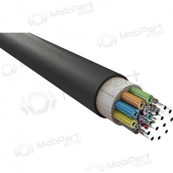 Cavo ottico EXCEL 200-157 12 fibre multimodale OM3 50/125 LSZH CPR Cca resistente ai raggi UV 1000 N