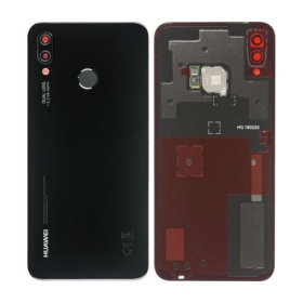 Huawei P20 Lite coperchio batteria posteriore nero (Midnight Black) (usato grade C, originale)