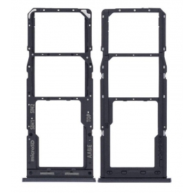 Samsung Galaxy A125 A12 / A127 A12S Porta SIM (nero) (service pack) (originale)