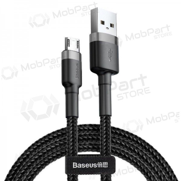 USB cavo Baseus Cafule Type-C 2.0m 2.0A (grigio-nero) CATKLF-CG1