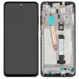 Xiaomi Poco X3 Pro / X3 / X3 NFC schermo / display (nero) (con una cornice) (originale)