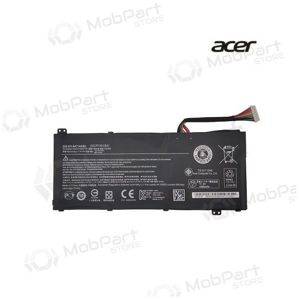 ACER AC14A8L, 4465mAh batteria del computer portatile - PREMIUM ACER AC14A8L, 4465mAh batteria del computer portatile - PREMIUM