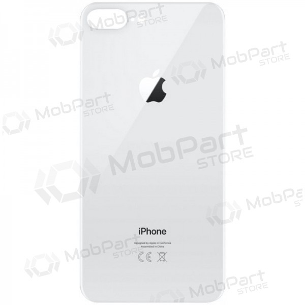 Apple iPhone 8 Plus coperchio batteria posteriore (d'argento) (bigger hole for camera) Apple iPhone 8 Plus coperchio batteria posteriore (d'argento) (bigger hole for camera)