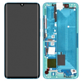 Xiaomi Mi Note 10 / Mi Note 10 Pro / Mi Note 10 Lite schermo / display (verde) (con una cornice) (service pack) (originale)