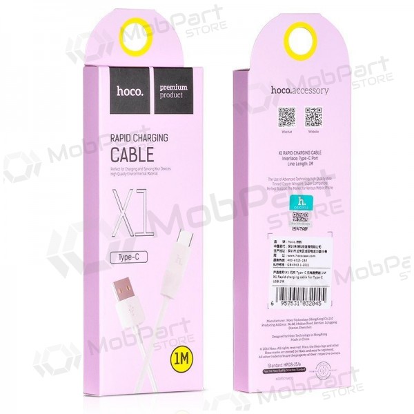 USB cavo HOCO X1 Rapid USB cavo HOCO X1 Rapid
