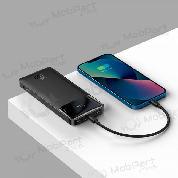 Batteria esterna Power Bank Baseus Bipow 20W 10000mAh + MicroUSB 0.25m nero PPBD050301 Batteria esterna Power Bank Baseus Bipow 20W 10000mAh + MicroUSB 0.25m nero PPBD050301