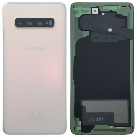 Samsung G973 Galaxy S10 coperchio batteria posteriore bianca (Prism White) (usato grade C, originale)