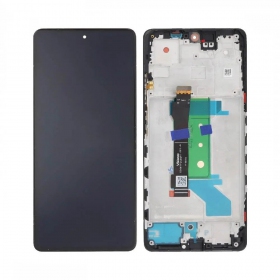 Xiaomi Redmi Note 12 Pro+ 5G schermo / display (nero) (con una cornice) (OLED)