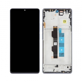 Xiaomi Redmi Note 13 Pro 4G, Poco M6 Pro 4G schermo / display (Lavender Purple) (con una cornice) (originale)