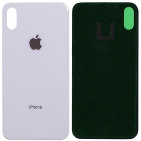 Apple iPhone X coperchio batteria posteriore (bianca) (bigger hole for camera)