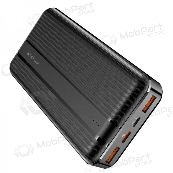Batteria esterna Power Bank Borofone BJ9A Type-C PD+Quick Charge 3.0 (3A) 20000mAh nero Batteria esterna Power Bank Borofone BJ9A Type-C PD+Quick Charge 3.0 (3A) 20000mAh nero