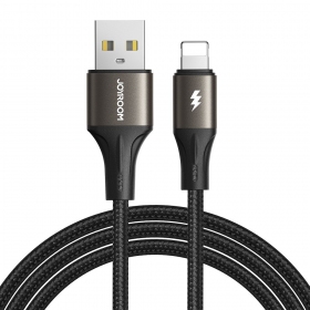 USB cavo Joyroom SA25-AL3 USB to Lightning 3A 1.2m nero