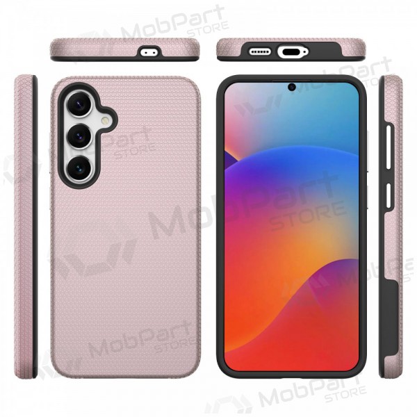 Custodia Perfectionists Triangle Case Samsung S918 S23 Ultra 5G rožinio aukso