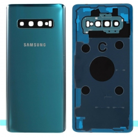 Samsung G975 Galaxy S10 Plus coperchio batteria posteriore verde (Prism Green) (usato grade C, originale)