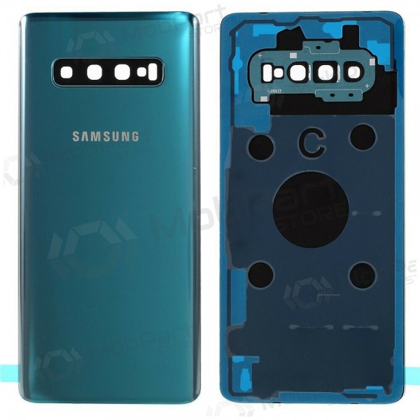 Samsung G975 Galaxy S10 Plus coperchio batteria posteriore verde (Prism Green) (usato grade C, originale) Samsung G975 Galaxy S10 Plus coperchio batteria posteriore verde (Prism Green) (usato grade C, originale)