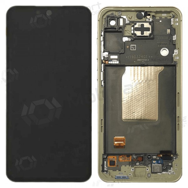 Samsung Galaxy A55 schermo / display (Awesome Lemon) (con una cornice) (originale)