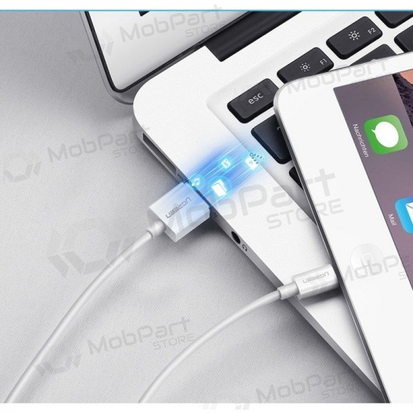 USB cavo Ugreen US155 MFi USB to Lightning 2.4A 2.0m bianca