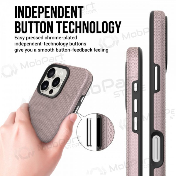 Apple iPhone 12 Pro Max custodia „Perfectionists“ (rožinio aukso)