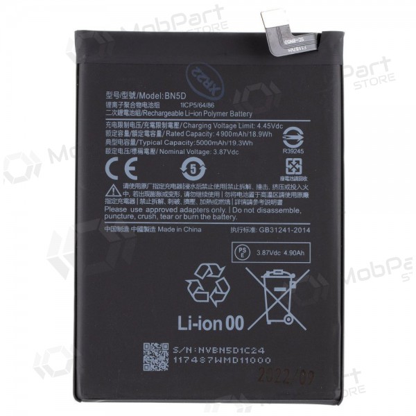 Xiaomi Redmi Note 11 / Redmi Note 11S batteria, akumuliatorius (BN5D) Xiaomi Redmi Note 11 / Redmi Note 11S batteria, akumuliatorius (BN5D)