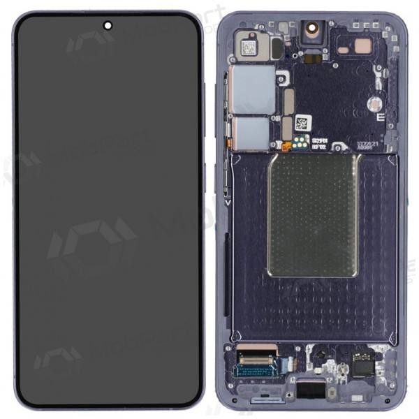 Samsung Galaxy S24 schermo / display (viola) (con una cornice) (originale)