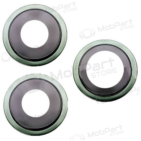 Apple iPhone 11 Pro / 11 Pro Max vetro della fotocamera (3pz) (verde) (con una cornice) Apple iPhone 11 Pro / 11 Pro Max vetro della fotocamera (3pz) (verde) (con una cornice)