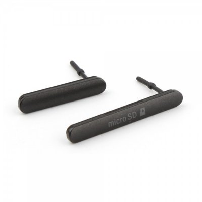 Sony Xperia M4 Aqua E2303 / Xperia M4 Aqua E2306 / Xperia M4 Aqua E2353 microSD e SIM side covers (nero)