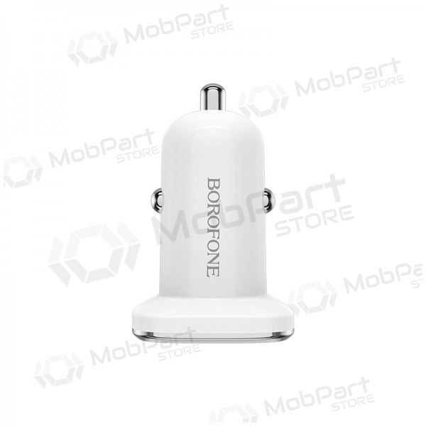 Caricatore automobilinis Borofone BZ12 x 2 USB (2.4A) (bianca)