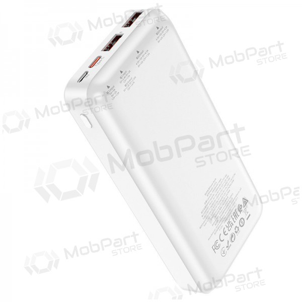 Batteria esterna Power Bank Hoco J101A PD 20W+Quick Charge 3.0 22.5W 20000mAh bianco Batteria esterna Power Bank Hoco J101A PD 20W+Quick Charge 3.0 22.5W 20000mAh bianco