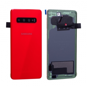 Samsung G973 Galaxy S10 coperchio batteria posteriore rosso (Cardinal Red) (usato grade A, originale)