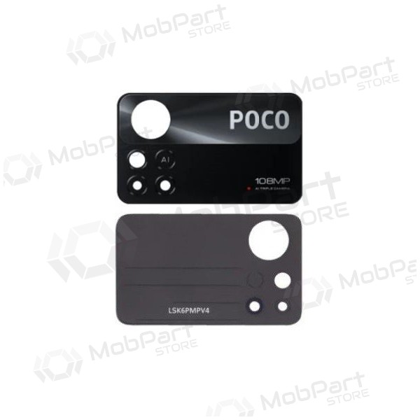 Xiaomi Poco X4 Pro 5G vetro della fotocamera Black 108MP (only BIG lens) ORG