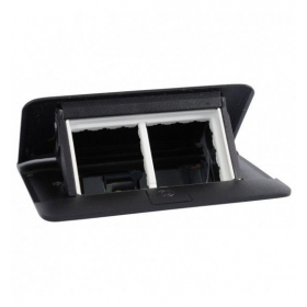 Įleidžiama modulinė dėžutė 4 mod. Legrand 654002 (nero, metalinė)